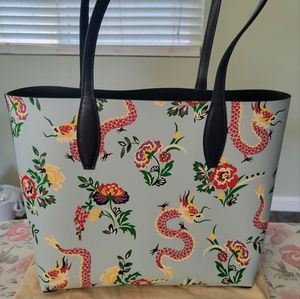 COPY - Kate Spade New YorkDragon Printed Reversible Small ToteFlame